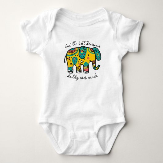 "Papa's beste beslissing" Romper (Voorkant)