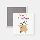 Papa's Beste T-shirts en cadeautjes Magneet (Voorkant / Achterkant)
