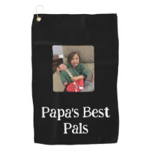 Papa's beste vriend(en) foto zwart
