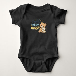 Papa's beste vriendje knuffel babybeer shirt ontwe