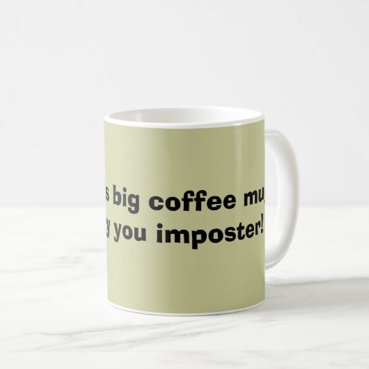 Papa's Big Coffee Mok (Voorkant rechts)