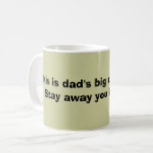 Papa's Big Coffee Mok (Voorkant links)