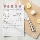 Papa's Biscuit en Gravy Recipe in zijn eigen hands Theedoek (Quarter Fold)