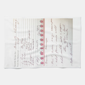 Papa's Biscuit en Gravy Recipe in zijn eigen hands Theedoek