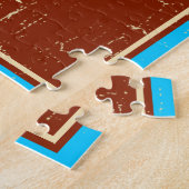 Papa's blauwe Chevy Garage Legpuzzel (Zijkant)