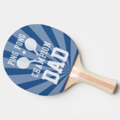Papa's Blue Ping Pong Champion Paddle Tafeltennisbatje (Zijkant)