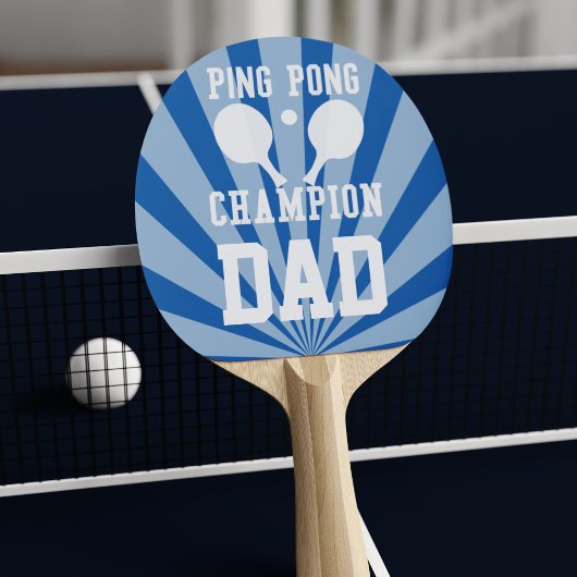 Papa's Blue Ping Pong Champion Paddle Tafeltennisbatje