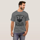 Papa's Bowling Buddy - Kinder Bowler T-shirt (Voorkant volledig)