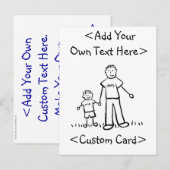 Papa's Boy Briefkaart (Voorkant / Achterkant)