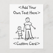 Papa's Boy Briefkaart (Voorkant)