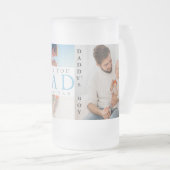 Papa's Boy - Foto Collage Matglas Bierpul (Voorkant rechts)