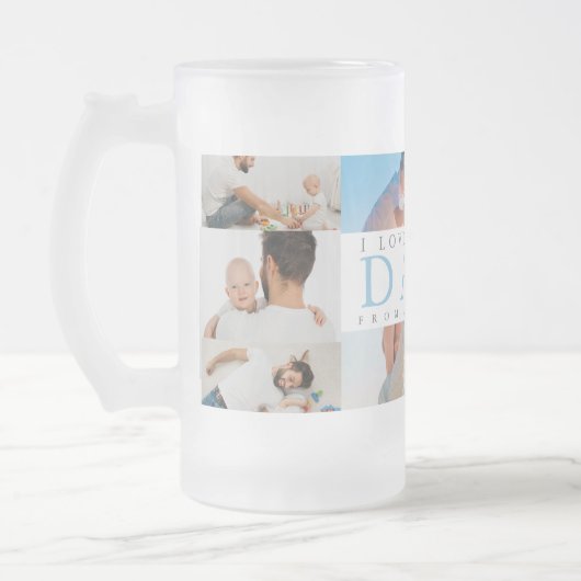 Papa's Boy - Foto Collage Matglas Bierpul (Links)