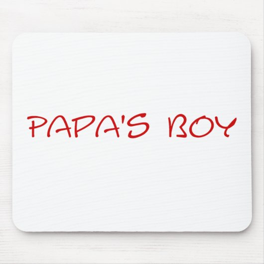 Papa's Boy Mousepad Muismat (Voorkant)