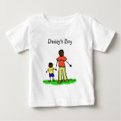 Papa's Boy Personalized Family Characters Shirt (Voorkant)