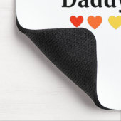Papa's Boy, Pride Rainbow Hearts, grappige Cool LG Muismat (Hoek)
