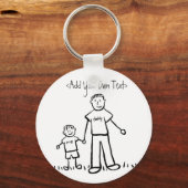 Papa's Boy Sleutelhanger (Voorkant)