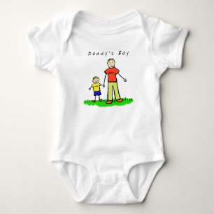 Papa's Boy T-Shirt (Blond Tekening Beide kanten)