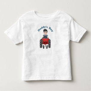Papa's Boy Tractor Kinder Shirts