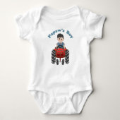 Papas Boy Tractor Romper (Voorkant)