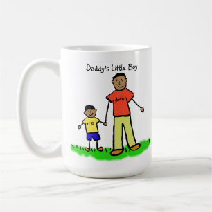 Papa's Boy (Vader en Zoon Familie) Aangepaste Mok