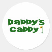 Papa's Caddy 2 Ronde Sticker (Voorkant)