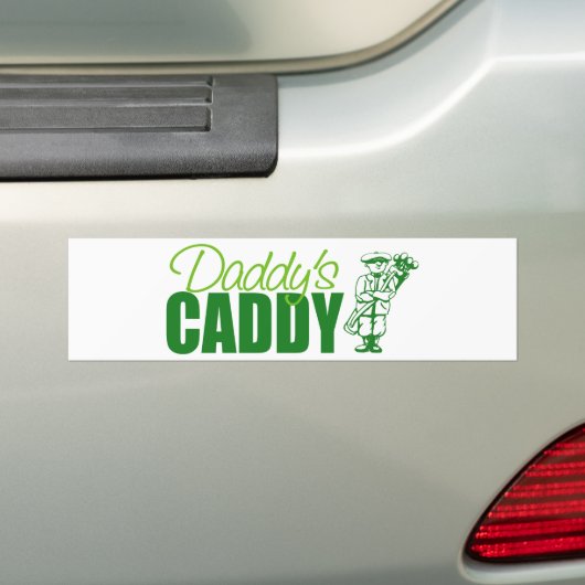 Papa's caddy bumpersticker (Op auto)