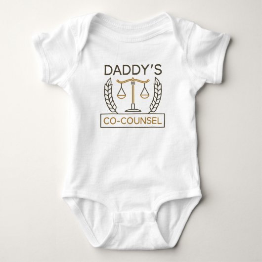Papa's co-raadsman romper (Voorkant)