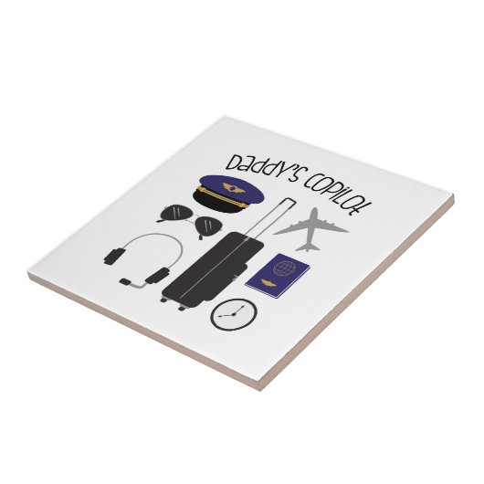 Papa's Copilot Tegeltje (Zijkant)