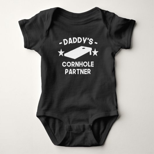 Papa's Cornhole Partner Romper (Voorkant)