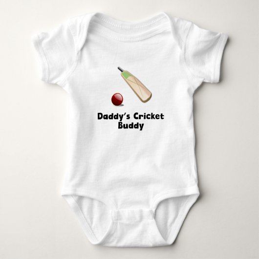 Papa's cricket Buddy Romper (Voorkant)