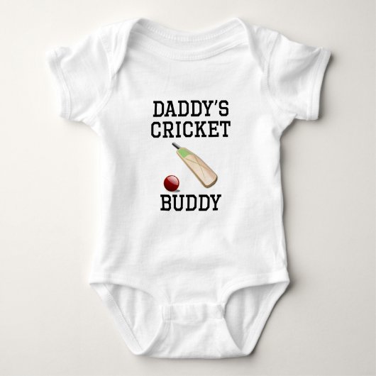 Papa's cricket Buddy Romper (Voorkant)