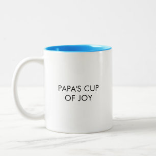 Papa's Cup of Joy Funny Coffee Mok