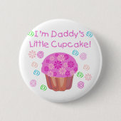 Papa's Cupcake Ronde Button 5,7 Cm (Voorkant)