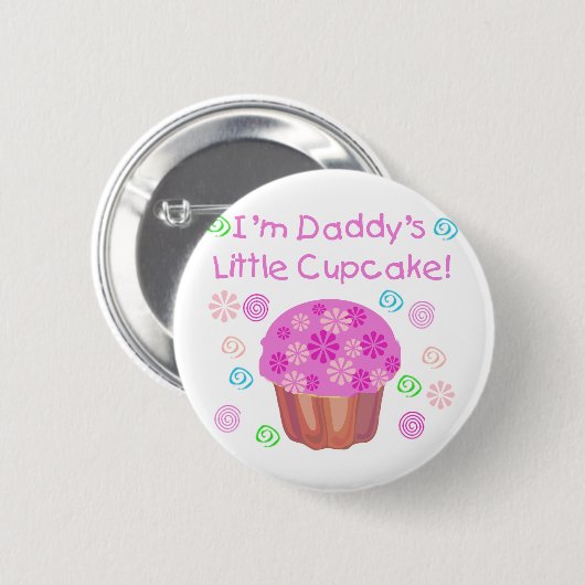 Papa's Cupcake Ronde Button 5,7 Cm (Voorkant /achterkant)