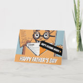 Papa's CV: Een grappige & hartverwarmende Vaderdag Bedankkaart (Voorkant)