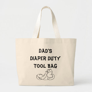 Papa's Dappere Duty Tool-tas Grote Tote Bag