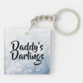 Papa's Darlings Children's Photo Sleutelhanger (Achterkant)