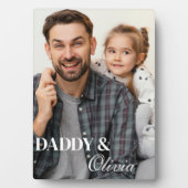 Papa's Day Plaque Fotoplaat (voorkant)