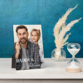 Papa's Day Plaque Fotoplaat (Zijkant)