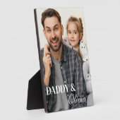 Papa's Day Plaque Fotoplaat (Zijkant)