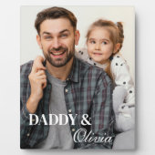 Papa's Day Plaque Fotoplaat (Voorkant)