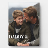 Papa's Day Plaque Fotoplaat (voorkant)