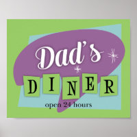Papa's Diner Custom Kitchen Print