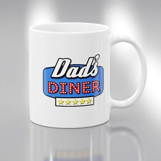 Papa's Diner Logo - een cadeau voor papa Koffiemok