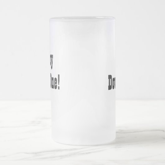 Papa's Down Time Personalize Frosted Mok Gift (Center)