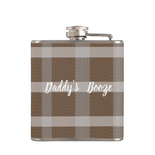 Papa's drank heupfles (Achterkant)