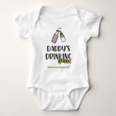 Papa's Drink Boeddy Baby Bodysuit (Voorkant)