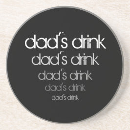 Papa's Drink Onderzetter - grijze tinten -