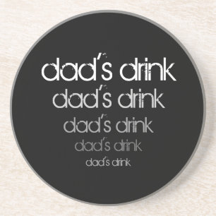 Papa's Drink Onderzetter - grijze tinten -