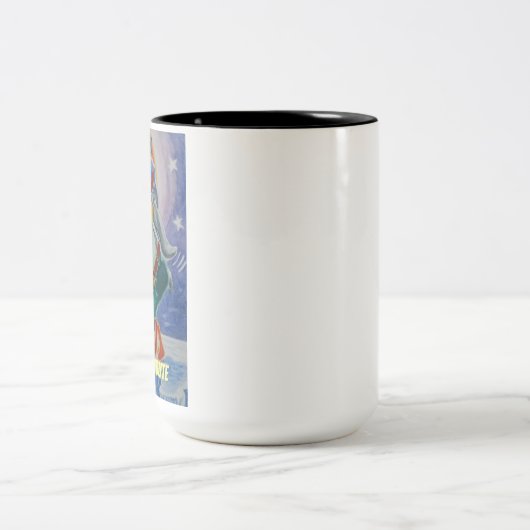 Papa's eerbetoon aan de koning mok (Center)